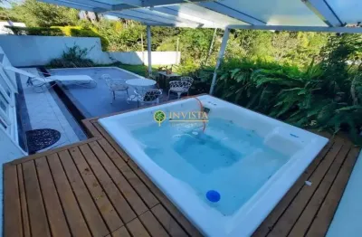 Locação | alto padrão, 485 m², hidromassagem, churrasqueira e 5 quartos - joão paulo, em florianópolis.