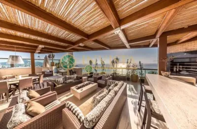 À venda | frente mar, duplex, 505 m², área gourmet, 3 suítes e 5 vagas de garagem - joão paulo, em florianópolis.