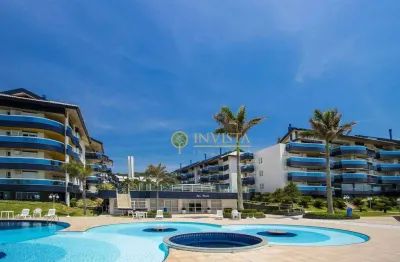 Sacada com churrasqueira, vista mar e 3 vagas à venda em condomínio clube na praia brava.