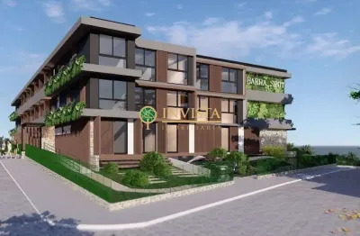 Loft pé na areia à venda com 1 vaga na barra da lagoa.