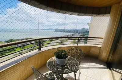 À venda | 300 m², Frente Mar, 5 quartos, Mobiliado e 2 vagas de garagem - Av. Beira Mar Norte, no Centro de Florianópolis.