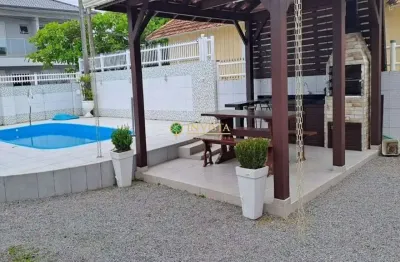 À venda | 150 m², piscina privativa, varanda gourmet, 3 quartos e 2 vagas - palhoça/sc.