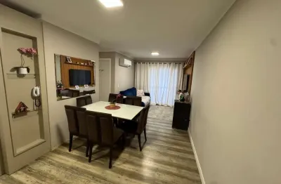 Á venda - semi mobiliado, 58m² de área privativa, 2 quartos - bairro deltaville / biguaçu
