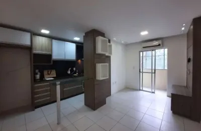 Para locação | apartamento semi mobiliado com 3 quartos, sacada com churrasqueira e 1 vaga de garagem - na ponta de baixo em são josé.