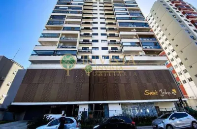 Apartamento semi mobiliado para alugar no kobrasol/sc! sacada com churrasqueira, 3 quartos e 2 vagas - são josé/sc.