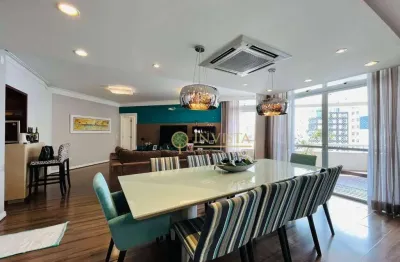 5 quartos, mobiliado, sacada, 2 vagas e localização privilegiada à venda próximo ao colégio catarinense no centro de florianópolis.