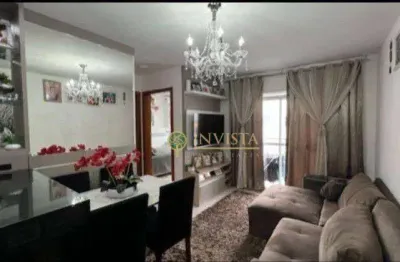 Semi mobiliado, 2 quartos, sacada e 1 vaga no bairro vendaval - á venda em biguaçu