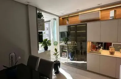 Vista parcial para o mar, 2 quartos sendo 1 suíte, sacada e 1 vaga no joão paulo - à venda em florianópolis