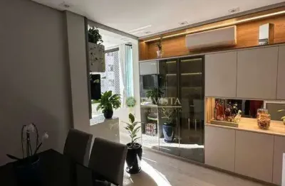 Vista parcial para o mar, 2 quartos sendo 1 suíte, sacada e 1 vaga no joão paulo - à venda em florianópolis