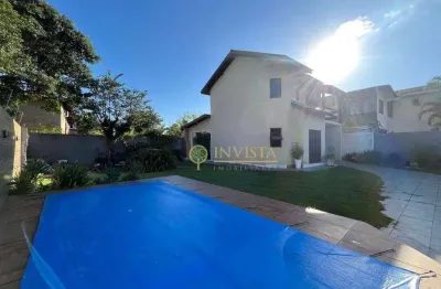 Locação | 153 m², piscina privativa, 3 quartos e 6 vagas - praia do campeche, em florianópolis.