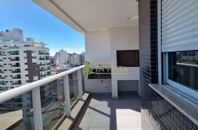 Andar alto com sacada com churrasqueira, 2 quartos e 1 vaga à venda no kobrasol.