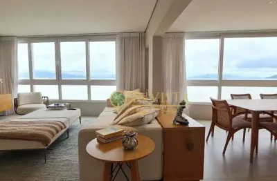 À venda | frente mar, semi mobiliado, 3 quartos e 1 vaga de garagem -  av. beira mar norte, florianópolis.