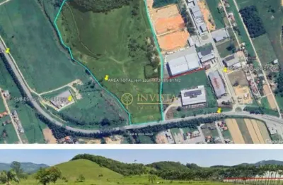Terreno comercial e industrial á venda em santo amaro da imperatriz