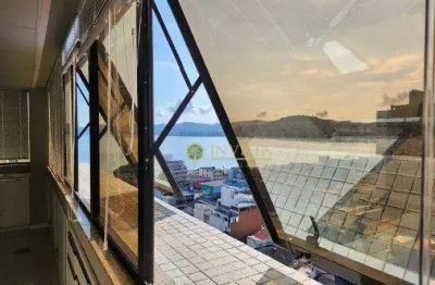 Sala comercial com 27m² e vista mar à venda no estreito.