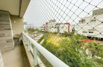 À venda | 108 m², sacada com churrasqueira, vista mar, 3 quartos e 2 vagas - praia do campeche, em florianópolis.