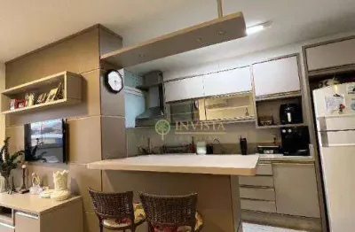 À venda | 67 m², sacada com churrasqueira, 2 quartos e 1 vaga - areias, em são josé.