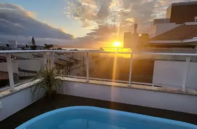 Terraço privativo com piscina e vista mar, 3 quartos e 2 vagas à venda em ponta das canas