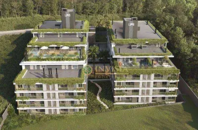 Á venda em condomínio clube em cacupé! duplex, sacada com churrasqueira, 1 suíte e 1 vaga