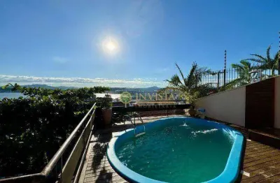 À venda | 376 m², 3 quartos, piscina privativa, churrasqueira e 2 vagas - itaguaçu, em florianópolis.
