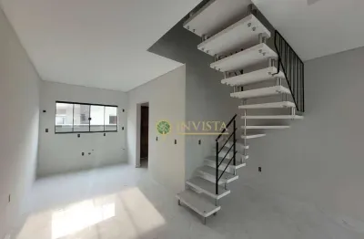 À venda no bairro Bela Vista/Palhoça! Novo, 2 suítes e 2 vagas de garagem.