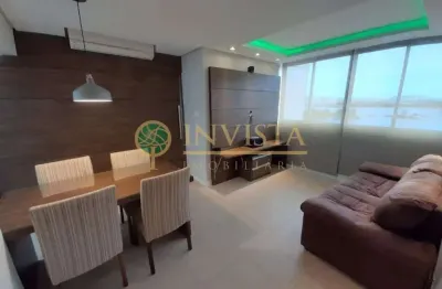 Locação | apartamento mobiliado, vista mar, 2 quartos e 2 vagas de garagem - no bairro bom abrigo