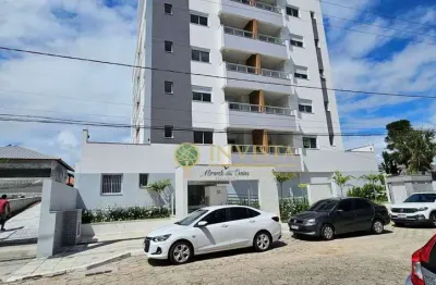 À venda | 72 m², sacada com churrasqueira, vista mar, 2 quartos e 1 vaga de garagem - capoeiras, florianópolis.