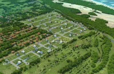 Terreno com 400m² à venda em condomínio fechado no rio vermelho.