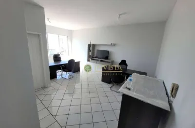 Locação no bairro estreito! sala comercial mobiliada e com vista mar.