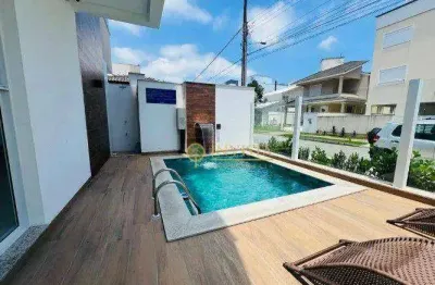 À venda | 65 m², mobiliado, 2 quartos, sacada com churrasqueira e 1 vaga de garagem - praia de palmas.