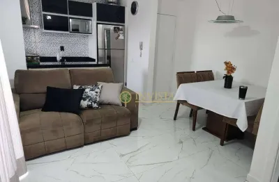 À venda | 50 m², 2 quartos, sacada com churrasqueira e 1 vaga de garagem - palhoça/sc.