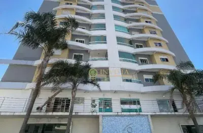 À venda | 96 m², sacada com churrasqueira, mobiliado, 2 quartos, 1 vaga de garagem e área de lazer completa - barreiros, em são josé.