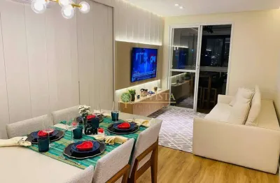 À venda em campinas! sacada com churrasqueira, andar alto, 2 quartos e 1 vaga de garagem.