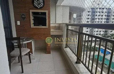 À venda no bairro itacorubi! sacada com churrasqueira, 2 quartos e 2 vagas de garagem.