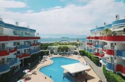 À venda na praia dos ingleses! sacada com vista mar, 1 quarto e 1 vaga de garagem - oportunidade para investidores.