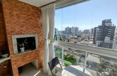 À venda no bairro estreito! vista mar, 3 quartos, sacada com churrasqueira e 1 vaga de garagem.