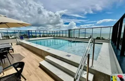 À venda | studio com 35m², 1 vaga de garagem e quadra de beach tênis no rooftop - estreito, em florianópolis.