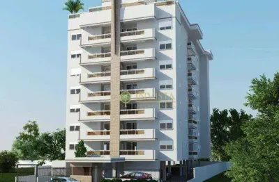 À venda | novo, 71m², 2 quartos, sacada com churrasqueira e 1 vaga de garagem - ipiranga, são josé.