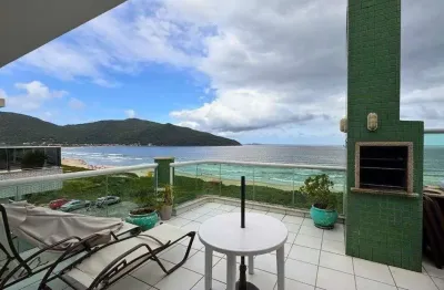 À venda | frente mar, terraço privativo, 144m² e 1 vaga de garagem - praia dos açores, florianópolis.