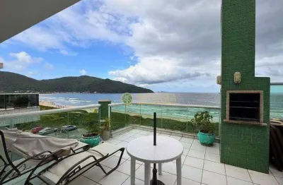 À venda | frente mar, terraço privativo, 144m² e 1 vaga de garagem - praia dos açores, florianópolis.