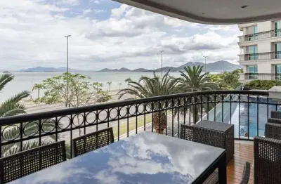 À venda | la perle, alto padrão, frente mar, 316m², 4 suítes e 4 vagas de garagem - agronômica, florianópolis.