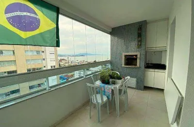 À venda | andar alto, sacada com churrasqueira, 3 suítes e 2 vagas – próximo ao super a, no jardim atlântico, em florianópolis.
