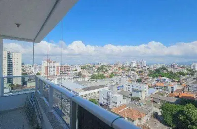 À venda | 100 m², mobiliado, 3 quartos, vista mar, sacada com churrasqueira e 2 vagas de garagem - estreito, em florianópolis.