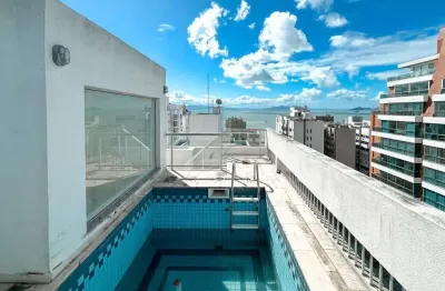 Locação | 205 n², duplex, 3 quartos, terraço com piscina e vista mar - centro, em florianópolis.