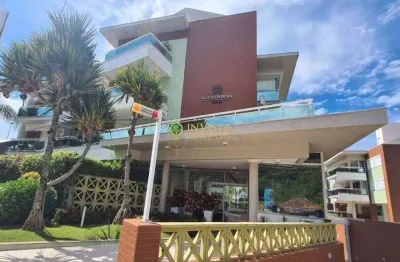 Locação | 141 m², Semi mobiliado, Sacada com churrasqueira, 3 quartos e 3 vagas - Praia Brava, em Florianópolis.