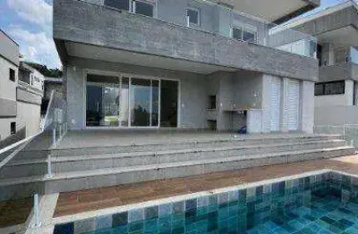 À venda | 299 m², 3 quartos (todos suítes), piscina privativa, churrasqueira a carvão - pedra branca, palhoça/sc.