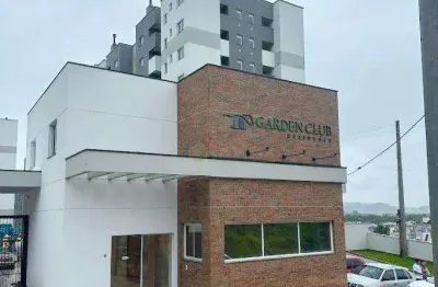 Locação | sacada com churrasqueira, 2 quartos e 1 vaga de garagem - pedra branca em palhoça