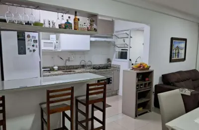 Á venda | mobiliado, 2 quartos, sacada com churrasqueira e 1 vaga de garagem - em campinas