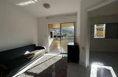 À venda | 48 m², semi mobiliado, sacada com churrasqueira e 1 vaga - saco grande, em florianópolis.