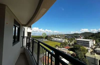 Locação | 74 m², semi mobiliado, sacada com churrasqueira, 2 quartos e 1 vaga de garagem - saco grande, em florianópolis.
