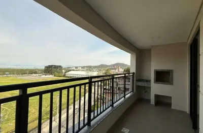 Locação | 94 m², sacada com churrasqueira, 3 quartos e 2 vagas de garagem - saco grande, em florianópolis.
